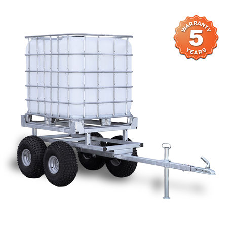 RESPO ATV R-120 Tandem Axle Trailer for IBC Tanks 1000kg