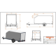 RESPO Ramp Van Trailer 750F351L147 750kg