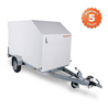 RESPO Ramp 1500F351L147 High Aerodynamic Van Trailer 1500kg