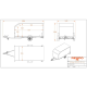 RESPO Aerodynamic Enclosed Van Trailer 1500F401L199 1500kg