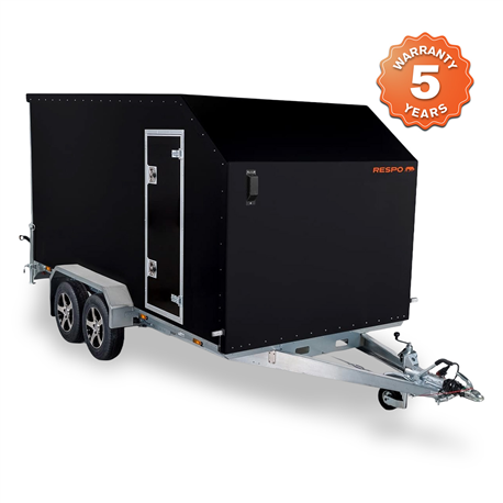RESPO 2000F402L199 Black Edition Enclosed Van Trailer 2000kg