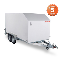 RESPO Ramp Aerodynamic Enclosed Van Trailer 2000F402L199 2000kg