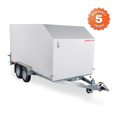 RESPO Duble door Aerodynamic Enclosed Van Trailer 2000F402L199 2000kg