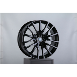 Rear W772-4 BMW Gloss Black R22x11j 5x112mm 66.5 