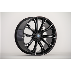 Front W768-3 BMW Black Milled R20x8.5J 5x112m 66.5
