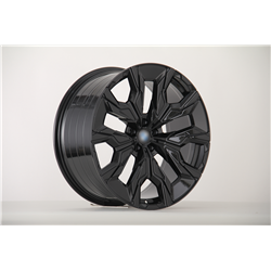 Front W7125-1 BMW Gloss Black R21x8.5J 5x112mm 66.5