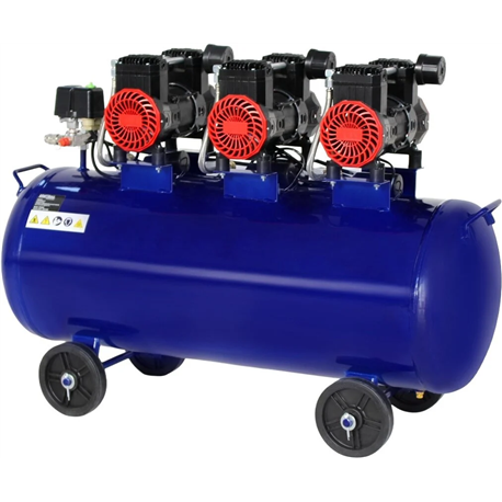 Kraft&Dele KD4094 Oil-Free Air Compressor 100L 660 L/min