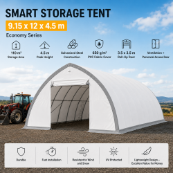 Industrial Storage Tent (109.8m2 - 9.15m x 12m x 4.5m)