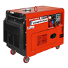 Three-phase diesel generator SDG9800S