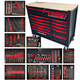 Workshop tool trolley with tool set, 11 drawers, 529 pieces