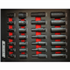 Workshop tool trolley with tool set, 11 drawers, 529 pieces