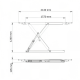 Low-profile electric scissor lift 4000kg PX-4000XE