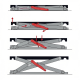 Low-profile electric scissor lift 4000kg PX-4000XE