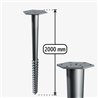 M-type ground screw foundation M2000