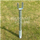 U-type Galvanised ground screw 1450 mm U1450/121/68/M12