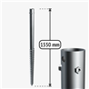 G-type Galvanised ground screw G1550/68/M12