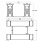Mobile scissor car lift 3500kg PX-3500X