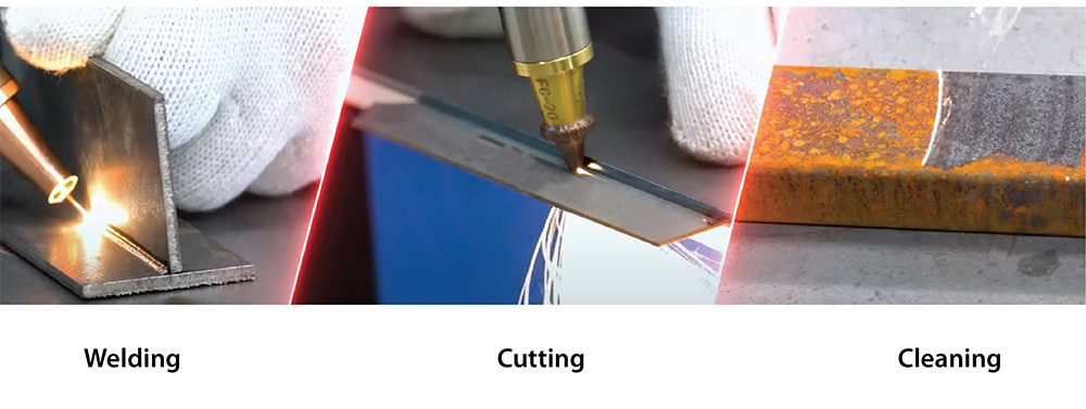 McBalmer Laser welding device for welding cleaning and cutting