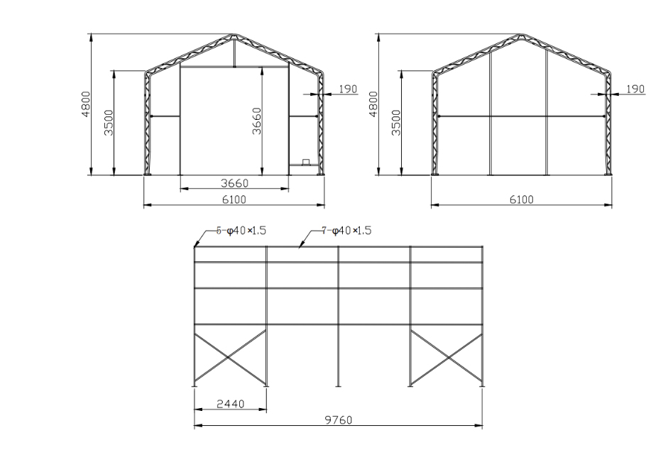 Proffesional Industrial Storage tent
